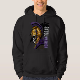 Sudadera con capucha de guerrero de cráneo 