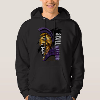Sudadera con capucha de guerrero de cráneo
