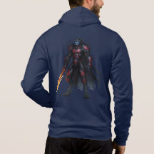 Sudadera con capucha de guerrero hombre lobo – Art