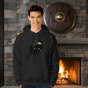 Sudadera con capucha de guerrero sombra espartano
