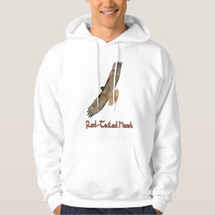 Sudadera con capucha de halcón de cola roja