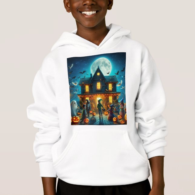 Sudadera con capucha de Halloween (Anverso)