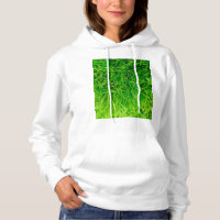 Sudadera con capucha de hierba para mujeres