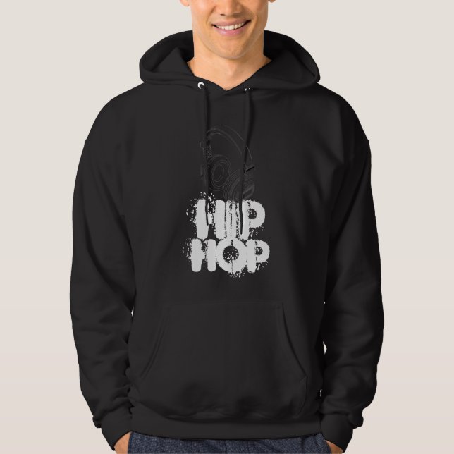 Sudadera con capucha de Hip Hop (Anverso)