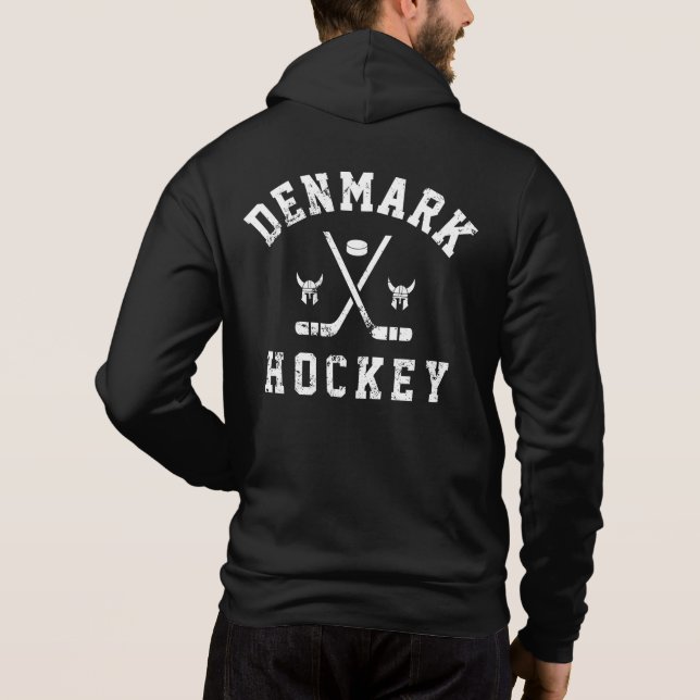 Sudadera con capucha de hockey sobre hielo de Dina (Reverso)