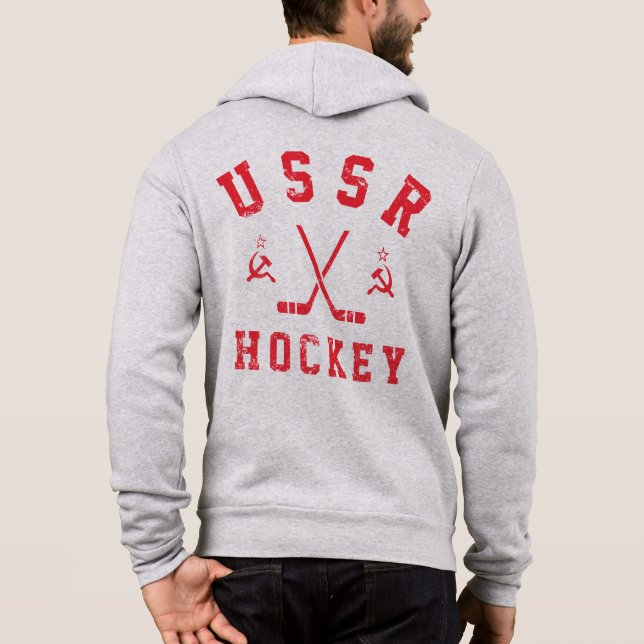 Sudadera con capucha de hockey sobre hielo de la U (Reverso)