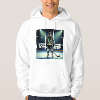 Sudadera con capucha de hockey Stick Down Head Up