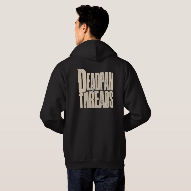 Sudadera con Capucha de Humor Oscuro Sarcástico –  (Reverso completo)