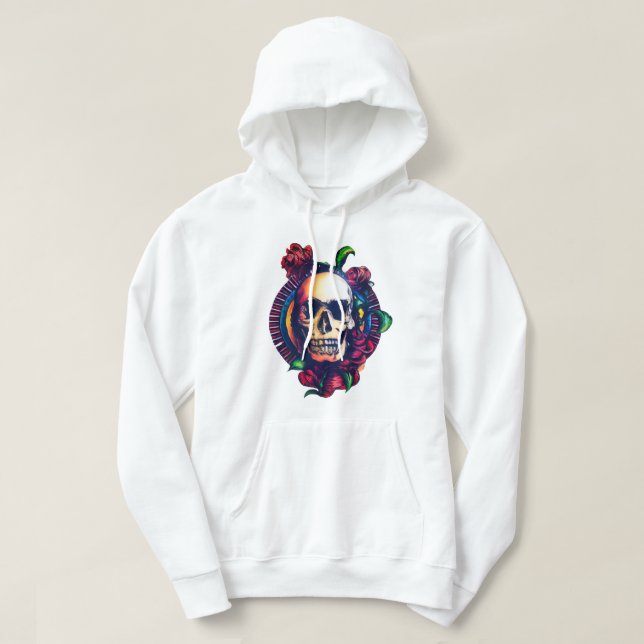 Sudadera con capucha de invierno con un diseño ele (Diseño del anverso)