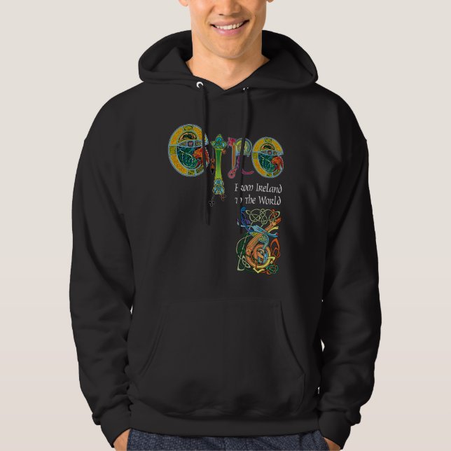 Sudadera con capucha de Irlanda (Anverso)