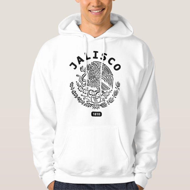 SUDADERA CON CAPUCHA DE JALISCO MÉXICO (Anverso)