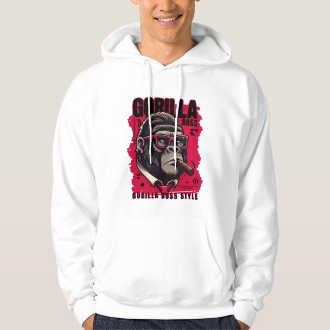 sudadera con capucha de jefe gorila (Anverso)
