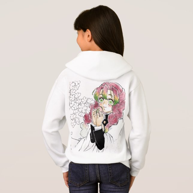 Sudadera con capucha de Kanroji Mitsuri (Reverso completo)