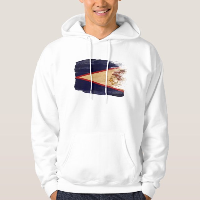Sudadera con capucha de la bandera de American (Anverso)
