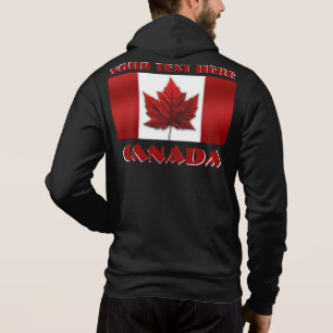 Sudadera con capucha de la bandera de Canadá Chaqu