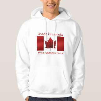 Sudadera con capucha de la bandera de Canadá de la