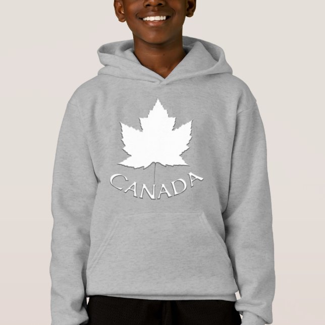 Sudadera con capucha de la bandera de Canadá para  (Anverso)