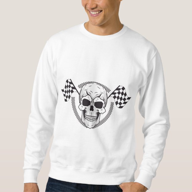Sudadera con capucha de la bandera de carreras de  (Anverso)