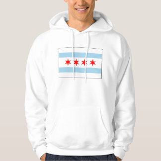Sudadera con capucha de la bandera de Chicago