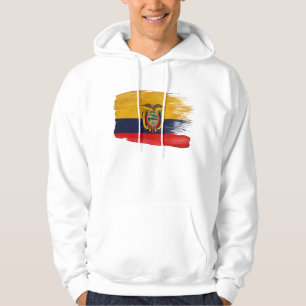 Sudadera con capucha de la bandera de Ecuador