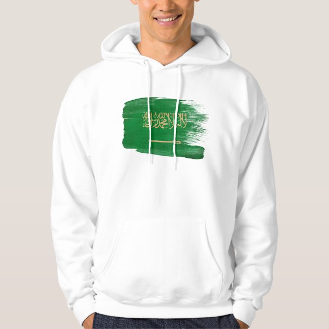 Sudadera con capucha de la bandera de la Arabia (Anverso)