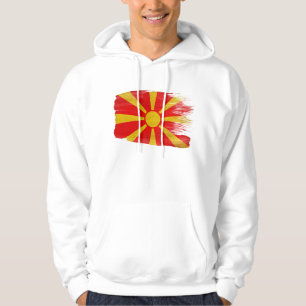 Sudadera con capucha de la bandera de Macedonia