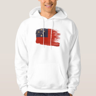 Sudadera con capucha de la bandera de Samoa