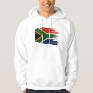 Sudadera con capucha de la bandera de Suráfrica