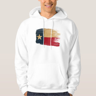Sudadera con capucha de la bandera de Tejas