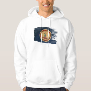 Sudadera con capucha de la bandera de Virginia