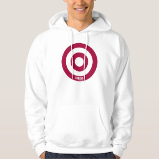 Sudadera con capucha de la blanco de la unión