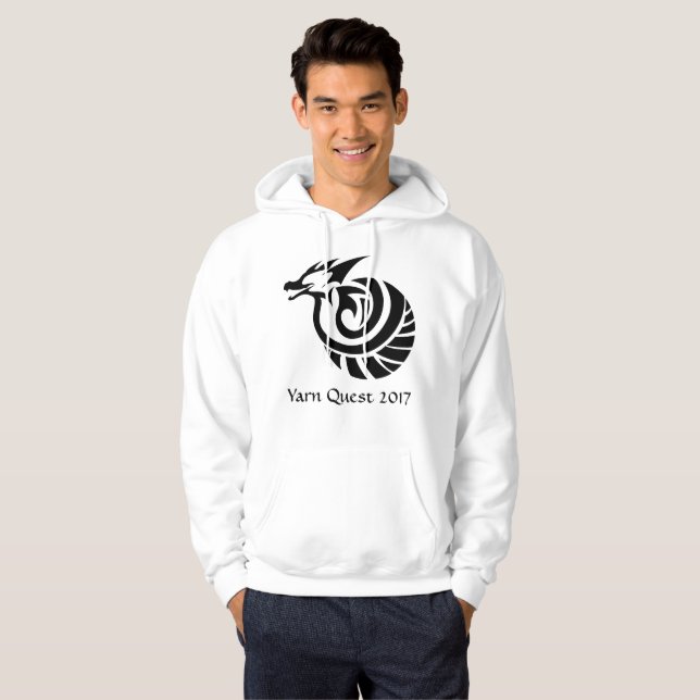 Sudadera con capucha de la búsqueda del hilado (Anverso completo)