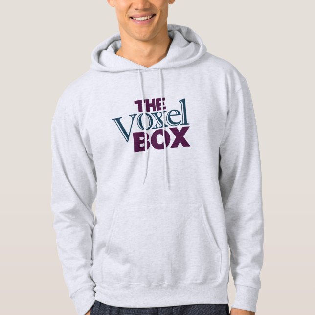 Sudadera con capucha de la caja de Voxel (Anverso)