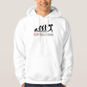 - Sudadera con capucha de la carta de la evolución