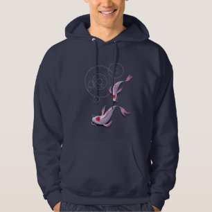 sudadera con capucha de la charca del koi