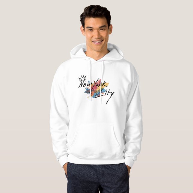 Sudadera con capucha de la ciudad de Nueva York (Anverso completo)