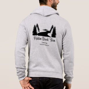 Sudadera con capucha de la cremallera del arroyo