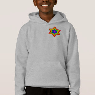Sudadera con capucha de la cremallera del paño