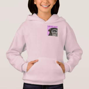 Sudadera con capucha de la cremallera del paño