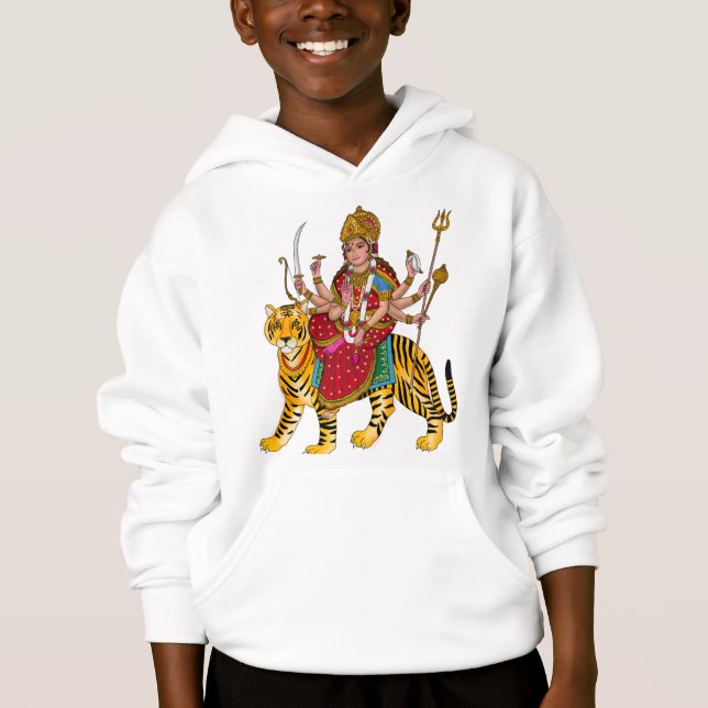 Sudadera con capucha de la diosa Durga (Anverso)