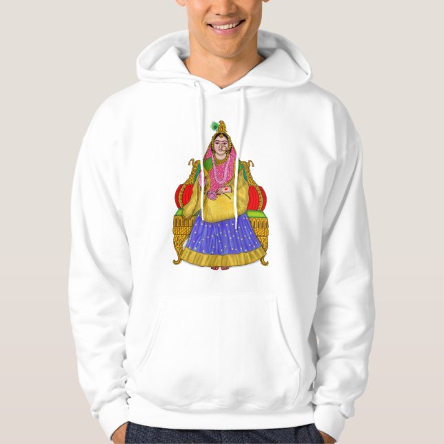 Sudadera con capucha de la diosa Radha (Anverso)