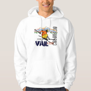Sudadera con capucha de la elevación del esquí d
