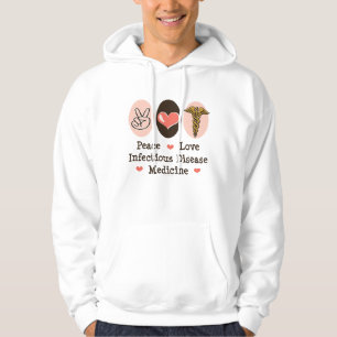 Sudadera con capucha de la enfermedad infecciosa