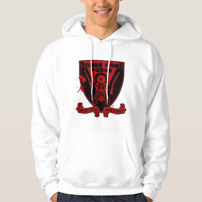Sudadera con capucha de la fuerza de ataque del (Anverso)