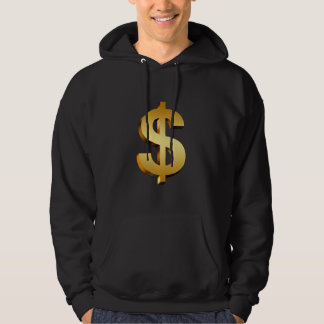 Sudadera con capucha de la muestra de dólar