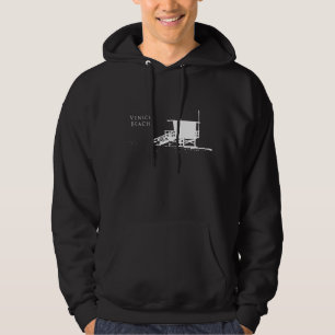Sudadera con capucha de la oscuridad de la playa