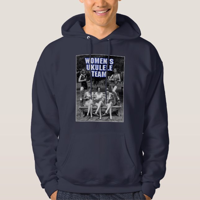 Sudadera con capucha de la oscuridad del equipo de (Anverso)
