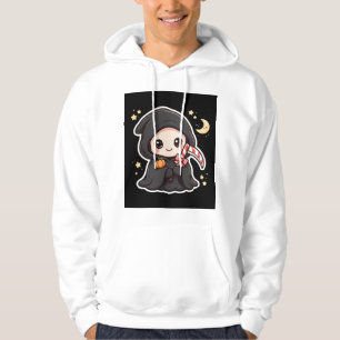 Sudadera con capucha de la Parca linda y amigable