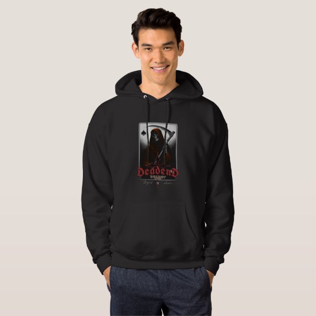 Sudadera con capucha de la Parca "Mortal" para hom (Anverso completo)