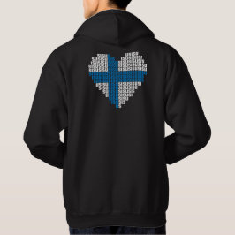 Sudadera con capucha de la parte posterior del